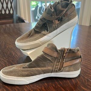 Blowfish Tan High-Top Sneakers